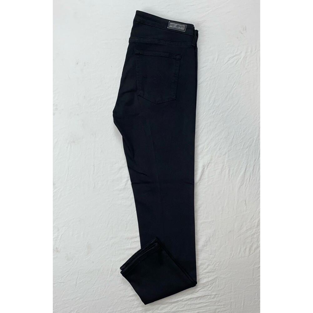 AG The Prima Cigarette Leg Lightweight Stretch Denim Jeans. Black, Women's 28R.